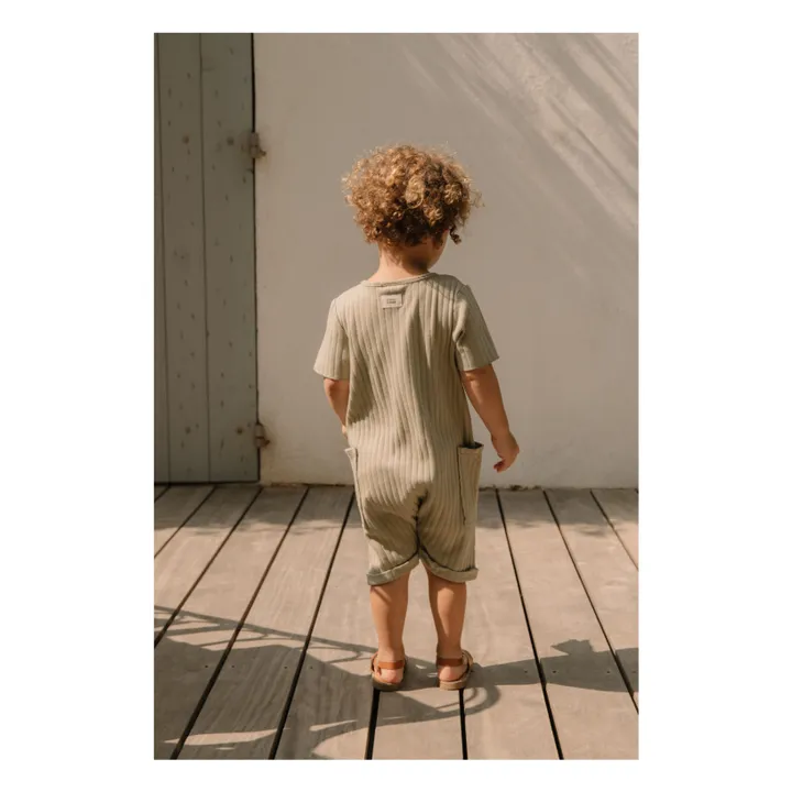 Studio Bohème Combishort Aimé Côtelée | Taupe