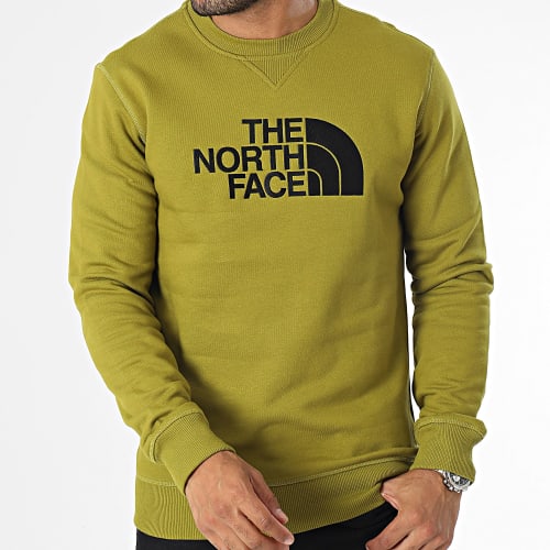 Sweat Crewneck Drew Peak Vert Kaki