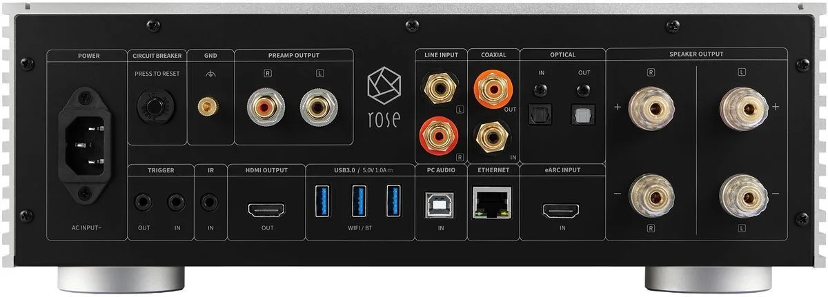 Rose RS520 Noir Amplis hi-fi stéréo