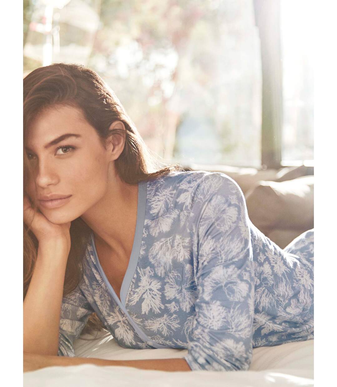 Chemise de nuit manches longues Branches Selmark