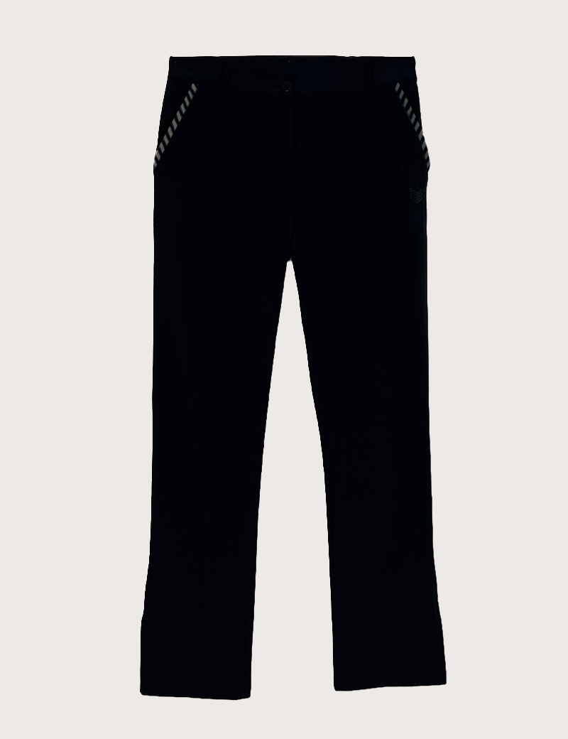HBT PANTALON CHRISTINA FENDU NOIR