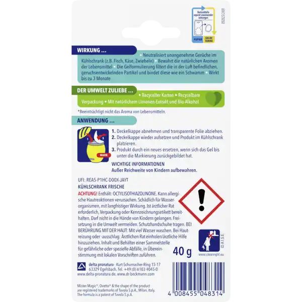 Kühlschrank-Frische