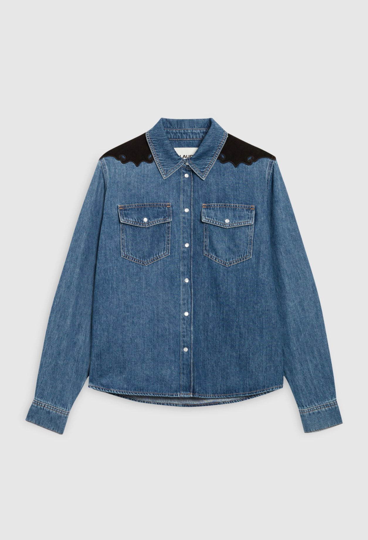 Chemise jean mid blue