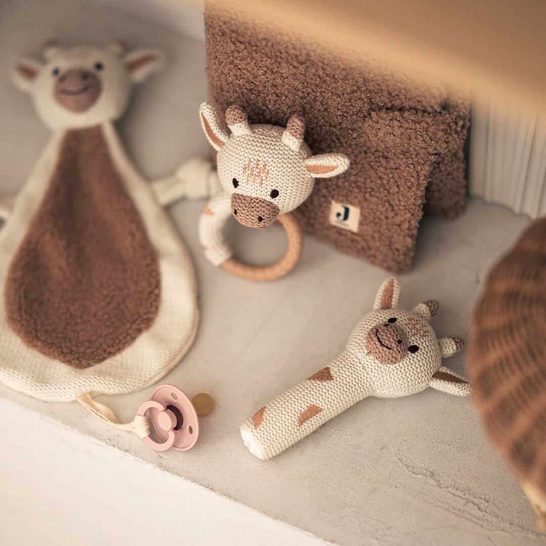 Jollein rammelaar met bijtring giraffe