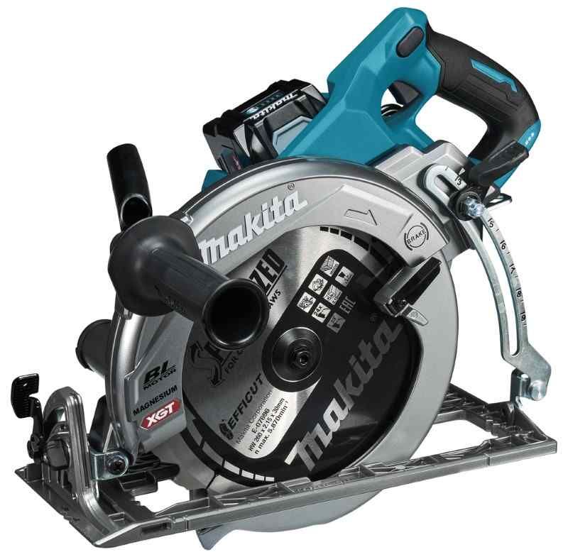 Makita RS002GT101 40 V Max Cirkelzaag 260 mm 5,0 ah accu (1 st), snellader, in doos