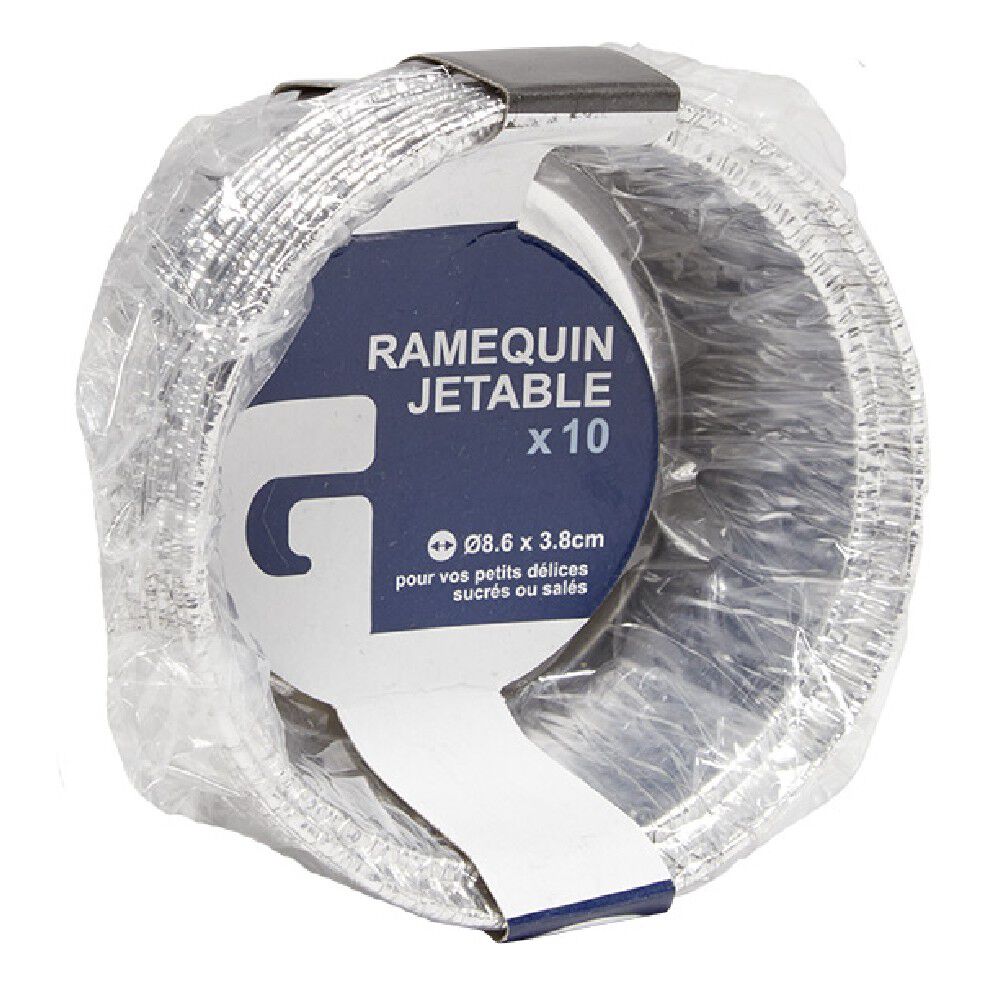 Ramequin en aluminium diamètre 8,6cm par 10