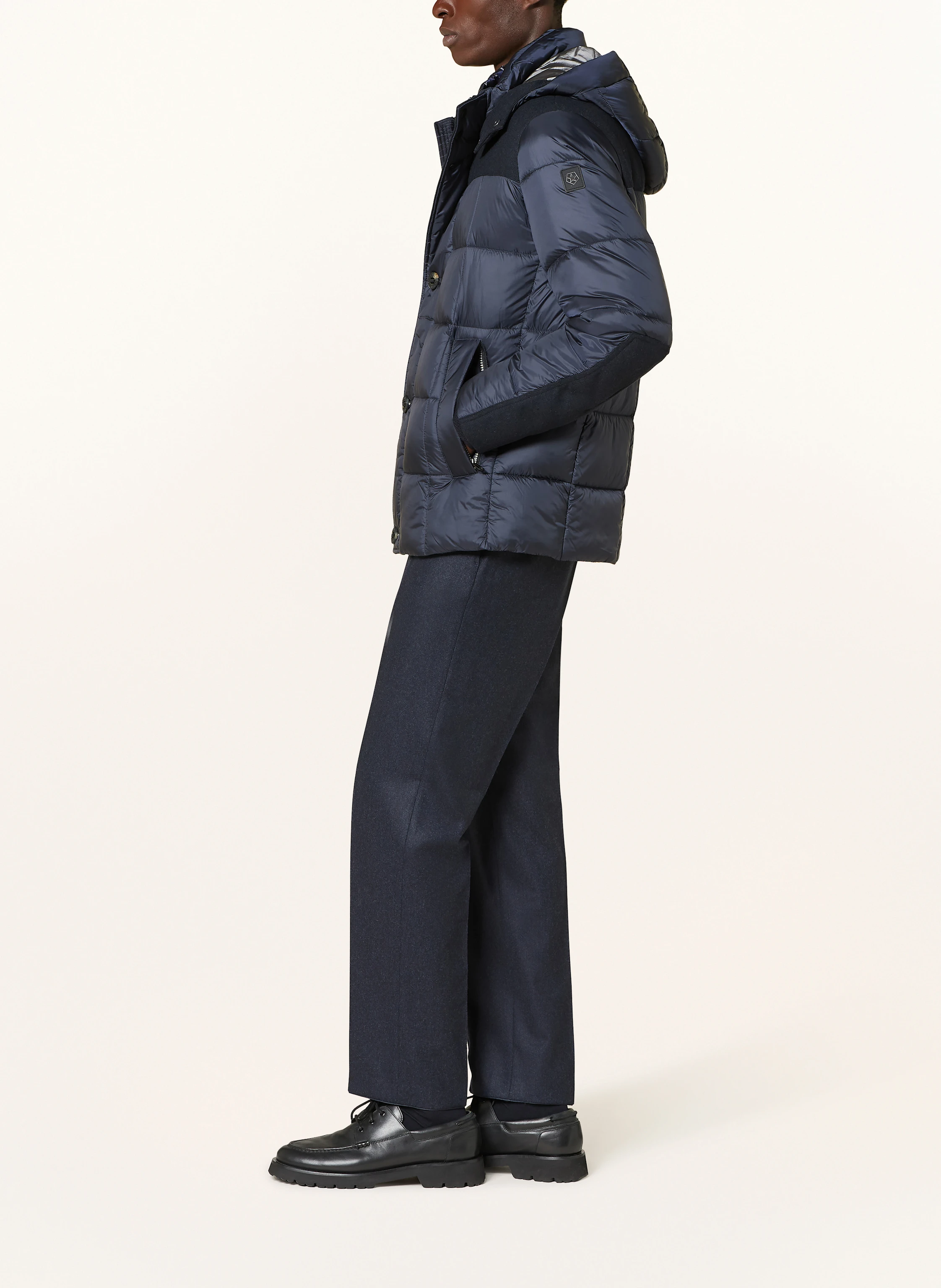 MILESTONE Steppjacke MSTIMBER im Materialmix
