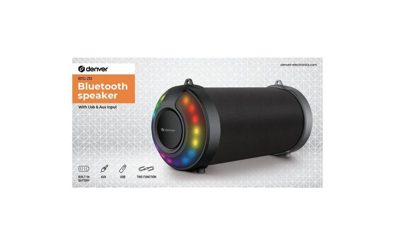 Denver BTG-212 Bluetooth Party Speaker met Lichteffecten