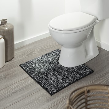 Sealskin WC mat Speckles Zwart 50x45 cm