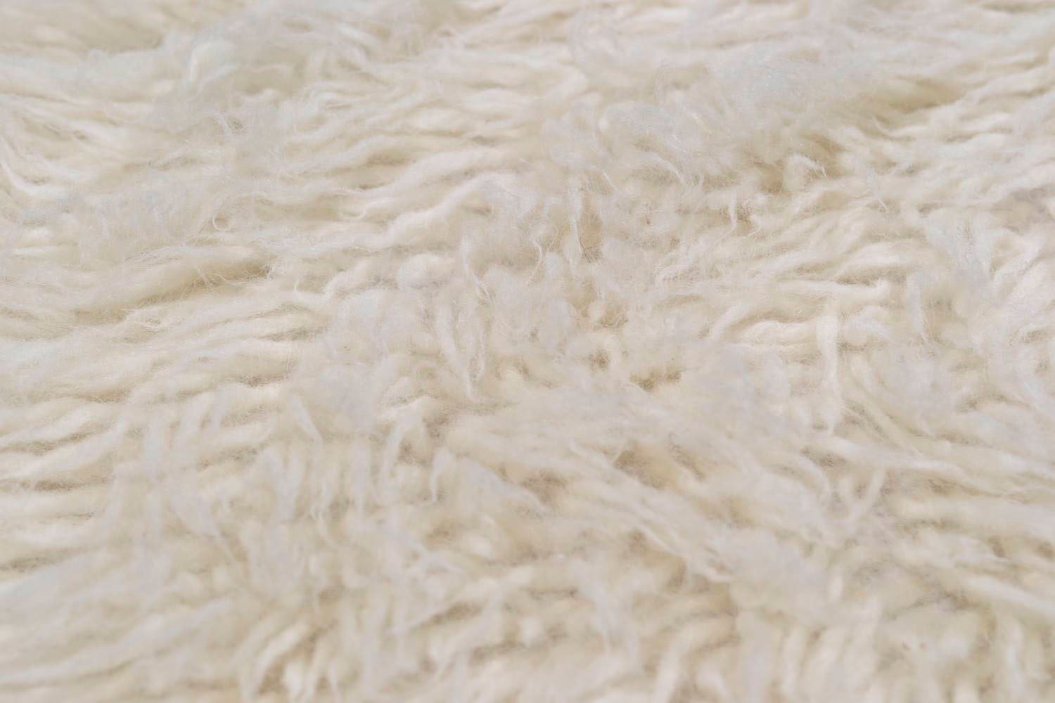 THEKO Wollteppich »FLOKOS 1250« rund 40 mm Höhe original griechischer Flokati, Hochflor, Uni-Farben, reine Wolle