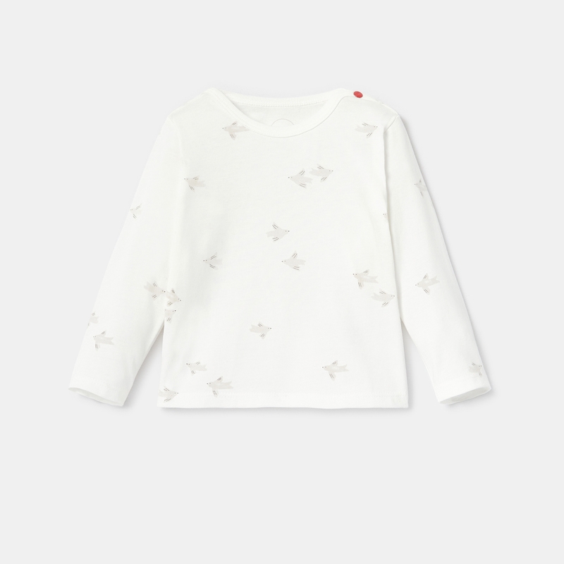 Ensemble salopette et t-shirt beige naissance Absorba