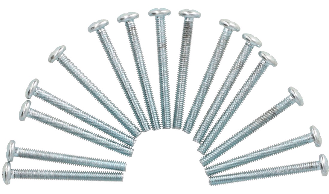 Maskinskruer PH M4x40 mm - 15 stk.
