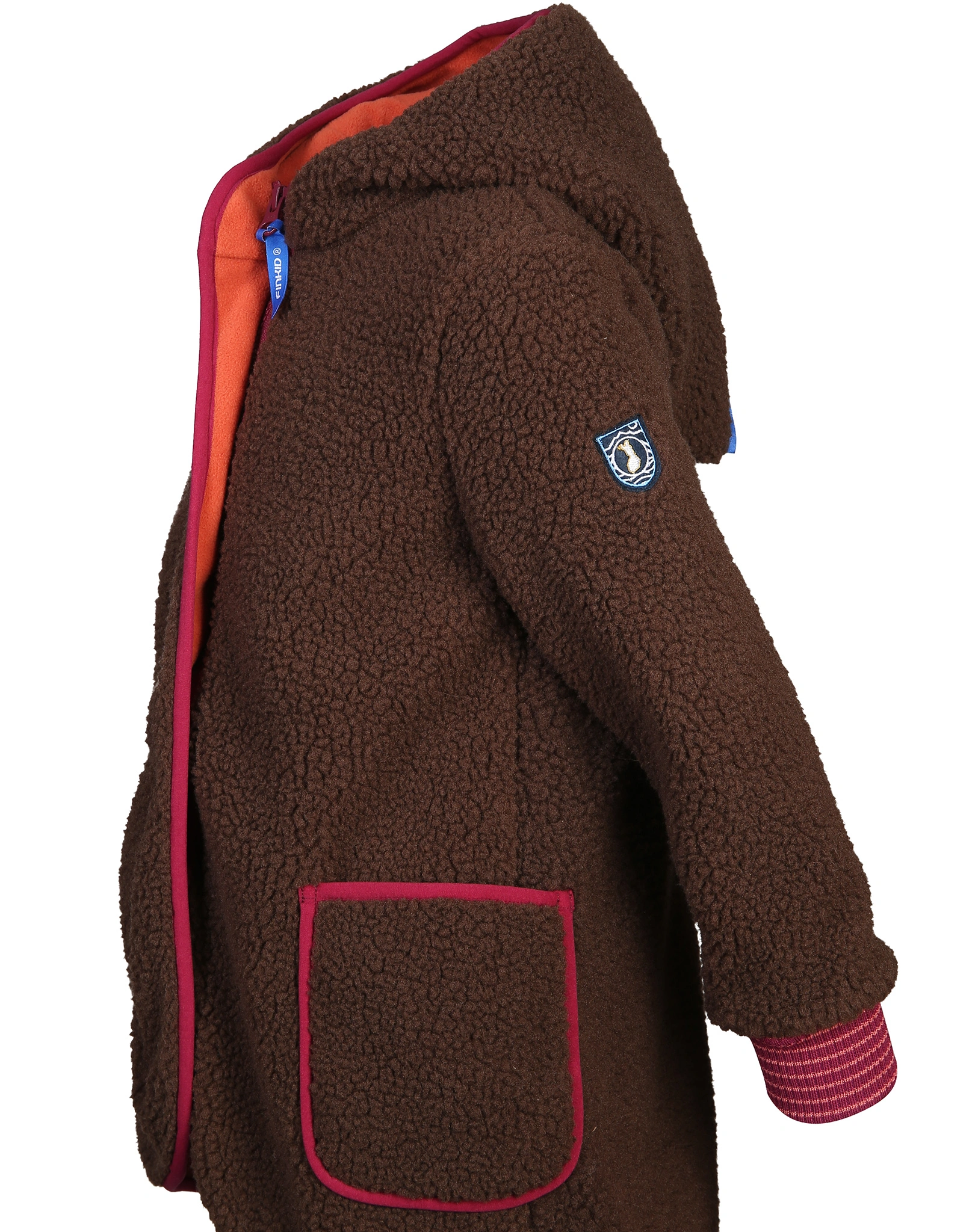 Teddyjacke LIKKA NALLE in cocoa/beet red