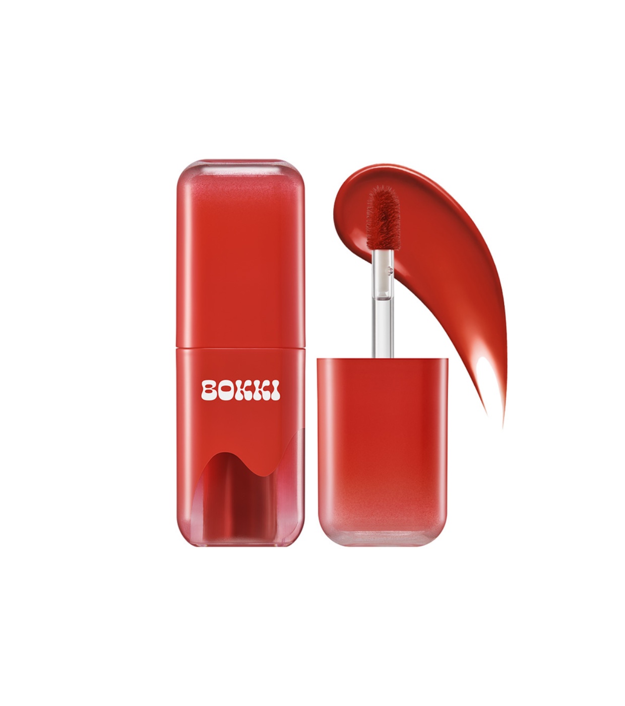 Black Rouge - Tonalidade para lábios e bochechas Glow Bokki - 01: Pepper Red