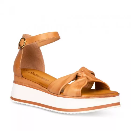 Sandales COGNAC SINEQUANONE LEATHER
