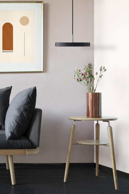 Umage Asteria hanglamp Ø31 LED mini messing/bosgroen