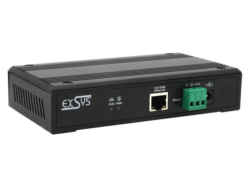 Exsys Serieller Geräteserver EX-61004 Serieller Multiprotokoll-Geräteserver mit 4 Ethernet Ports