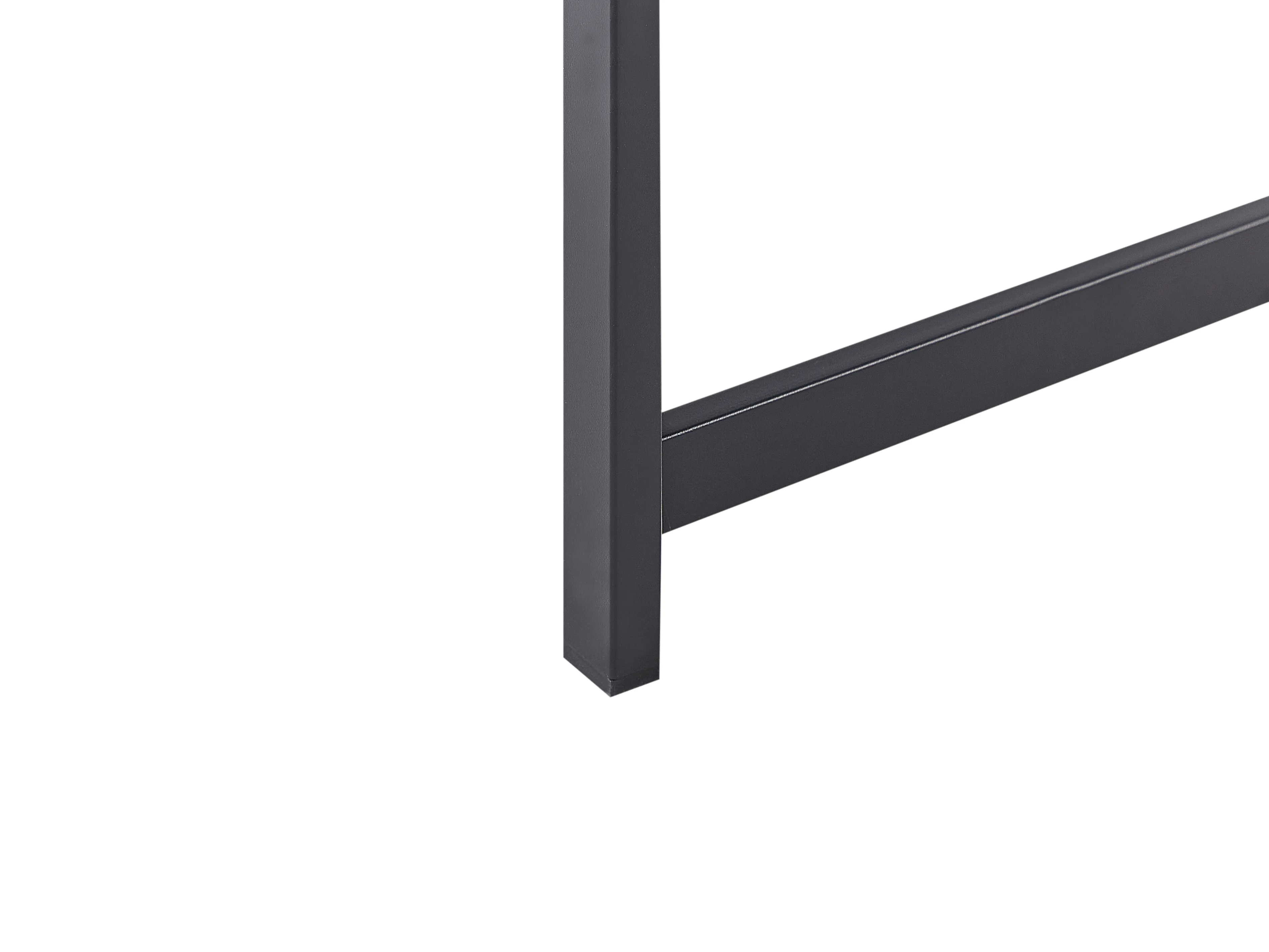 Tuin bartafel AVETRANA 150 cm 50 cm Zwart