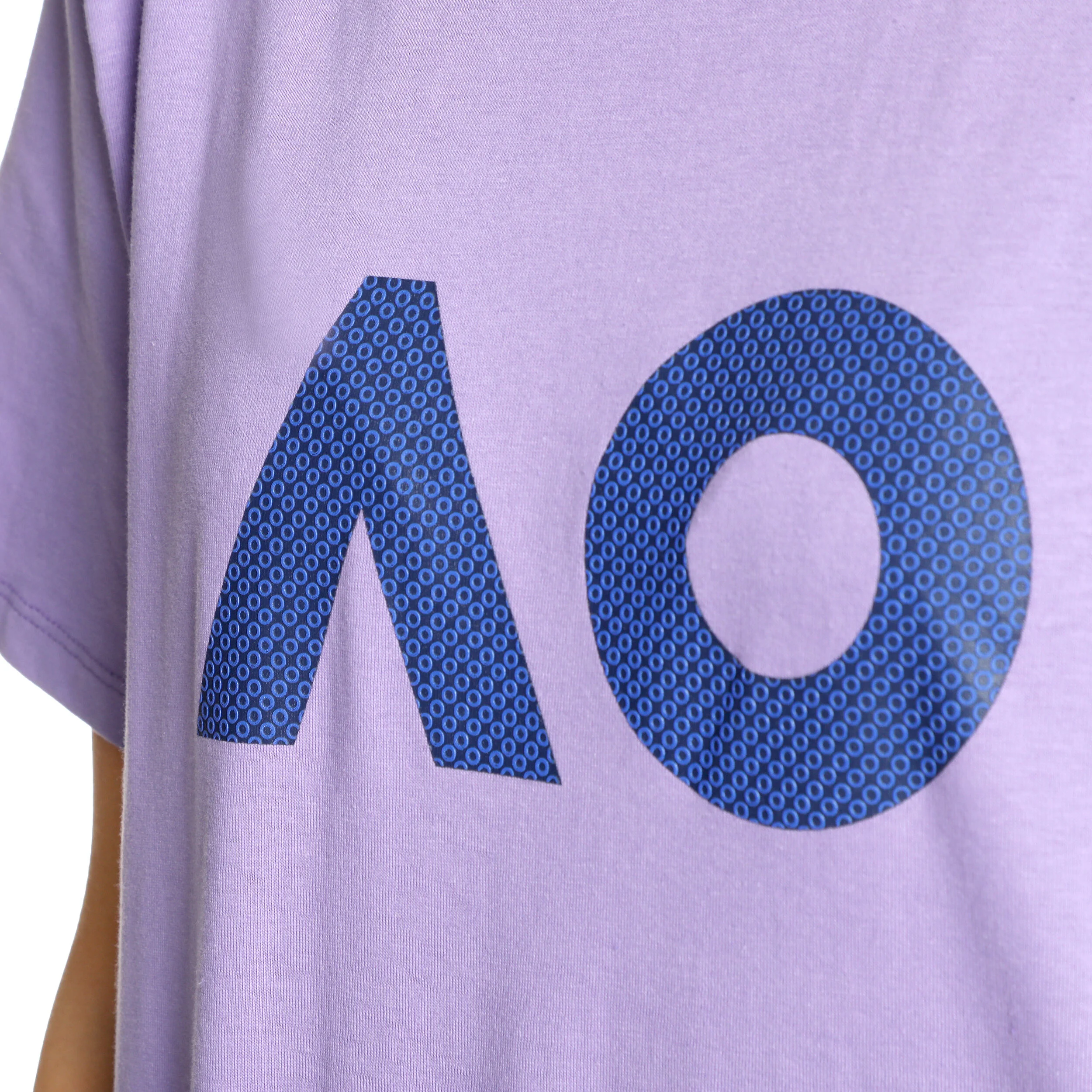 Australian Open AO Stack Print Core Logo T-shirt Femmes - Violet