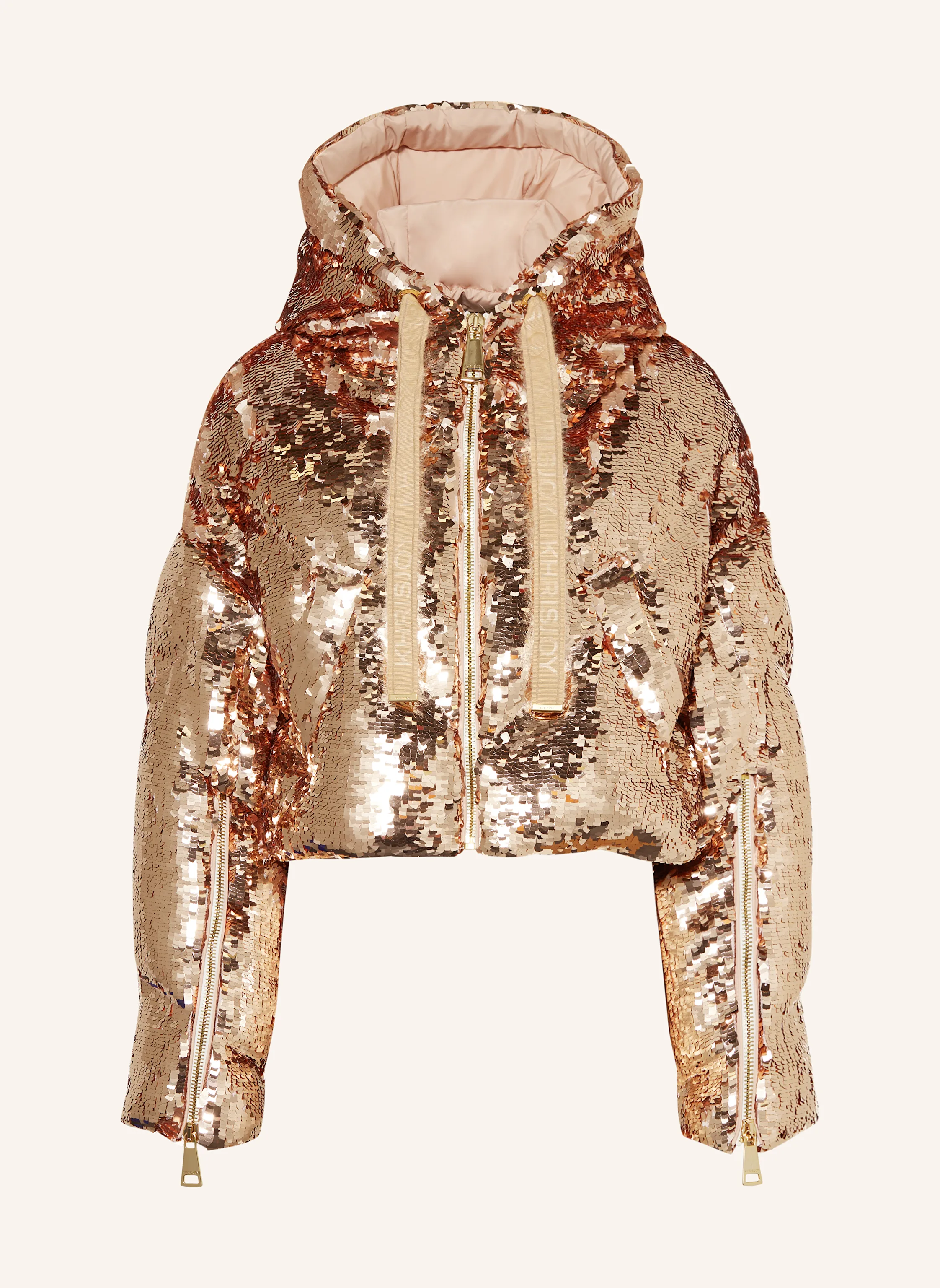 KHRISJOY Daunenjacke mit Pailletten