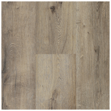 Kleurstaal click PVC Basic rechte stroken grijs/bruin eiken houtlook