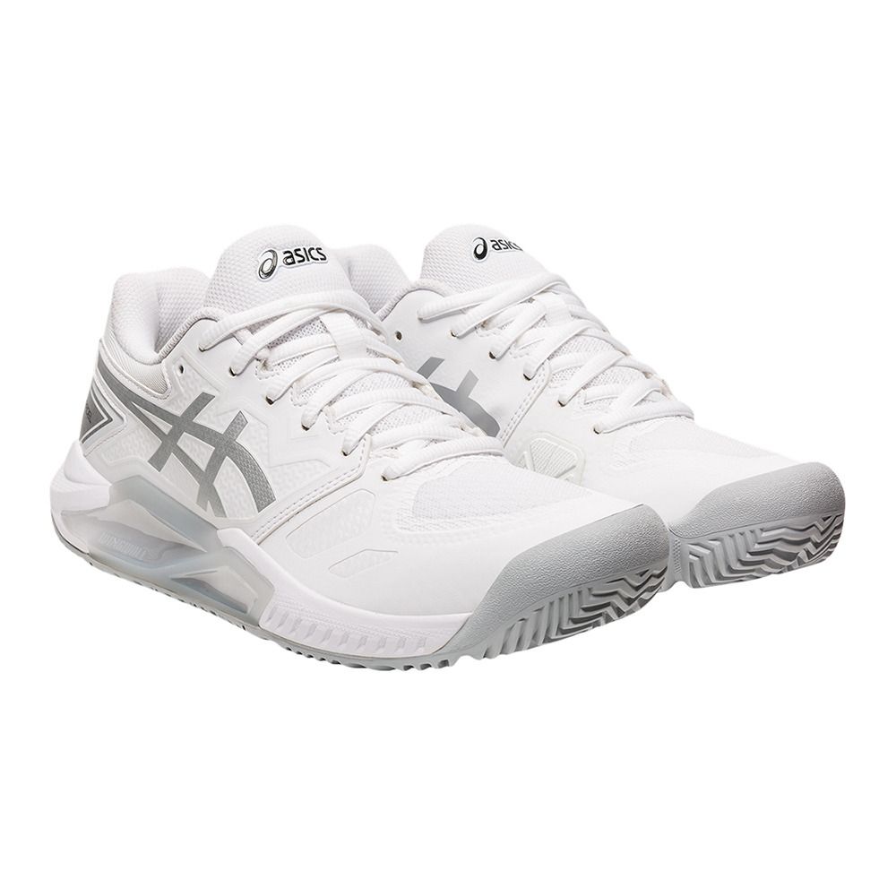 Asics GEL-CHALLENGER 13 PADEL - Chaussures padel Femme white/pure silver