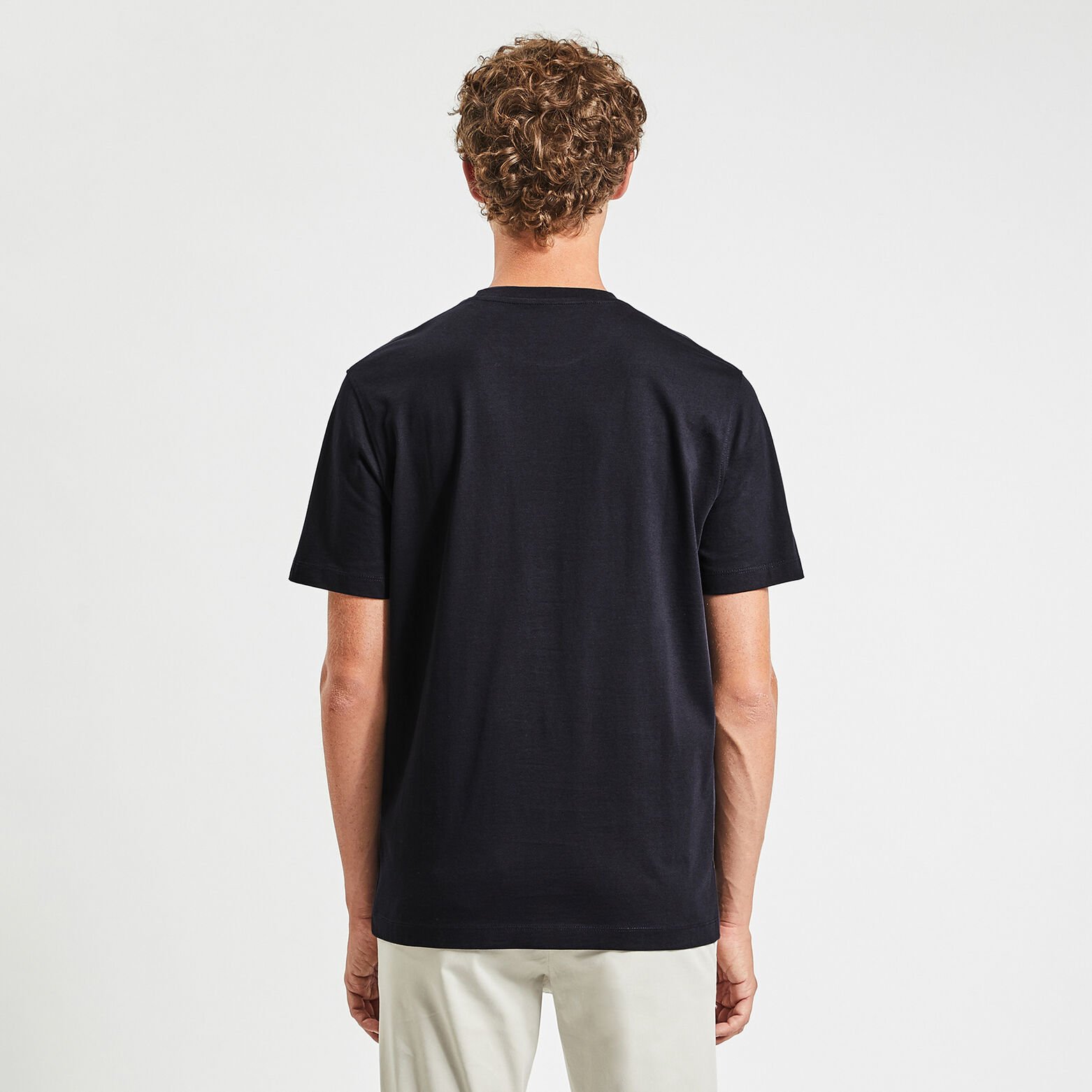 Tee shirt 'le parfait by JULES' coton issu de l'ag Bleu foncé