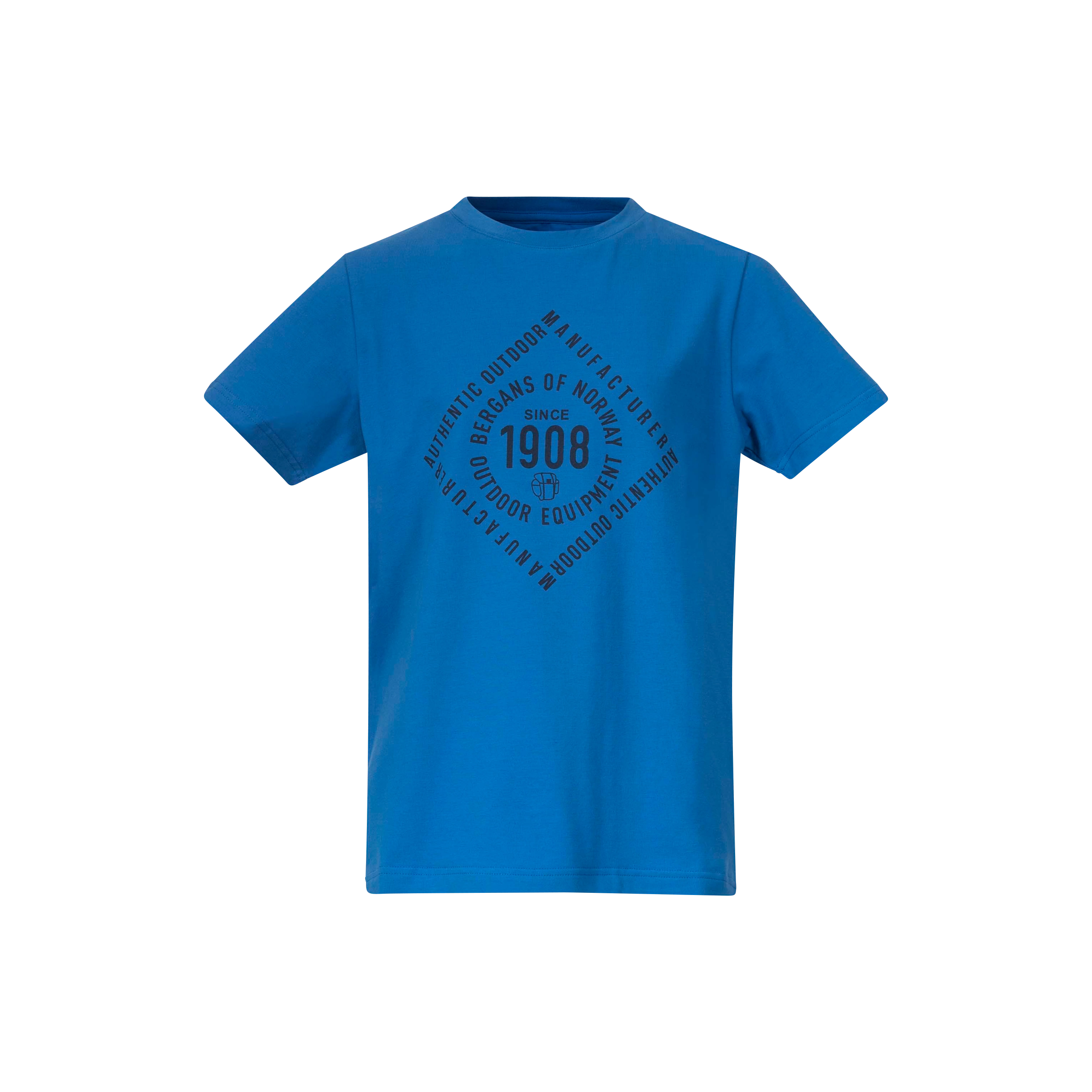 Bergans 1908 Youth Tee Athens Blue