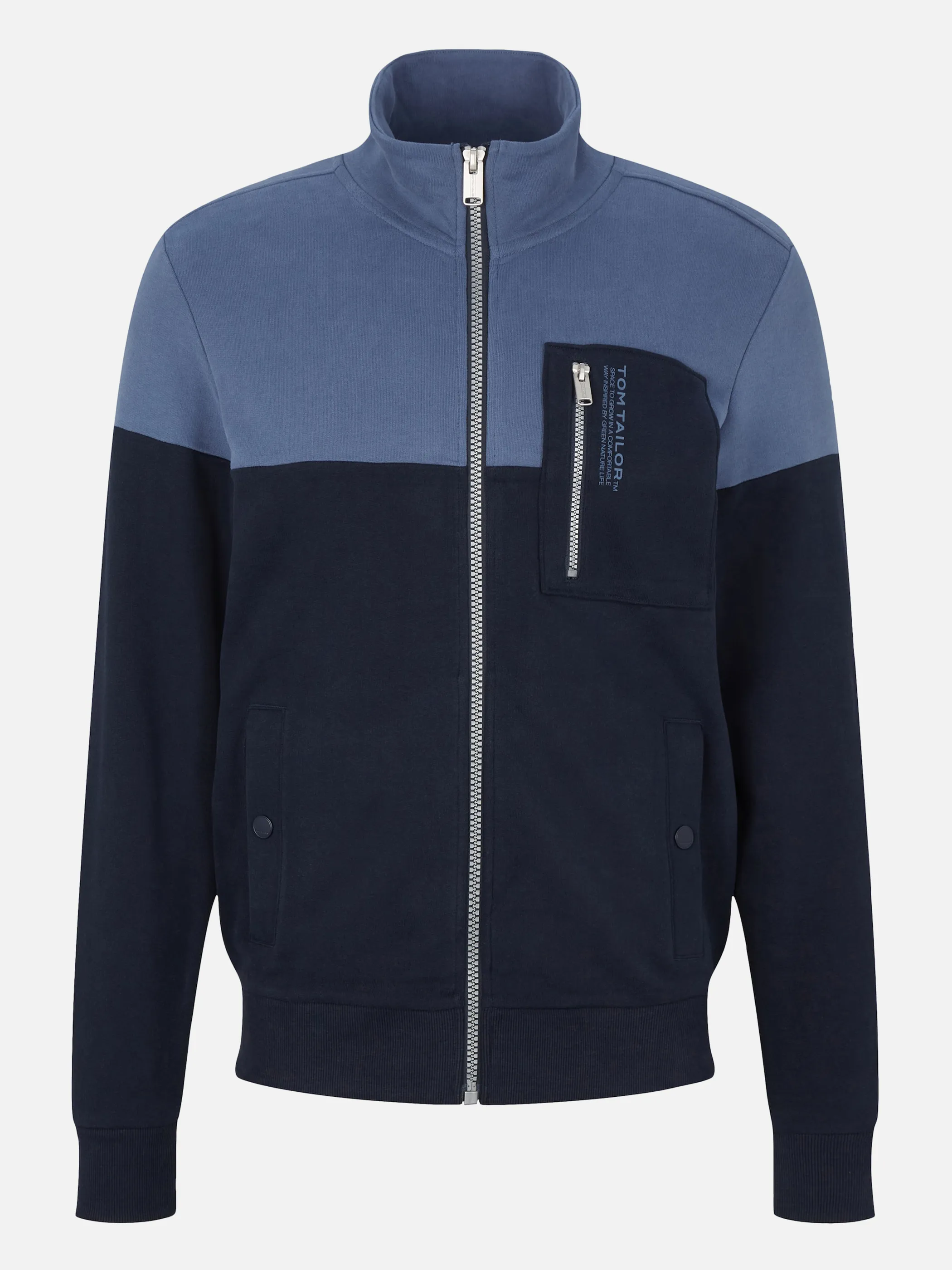 Herren Sweatjacke im Colorblocking