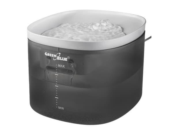 GreenBlue automatisk vanndispenser / dyredrikker, 3L, USB 5V1A, GB392