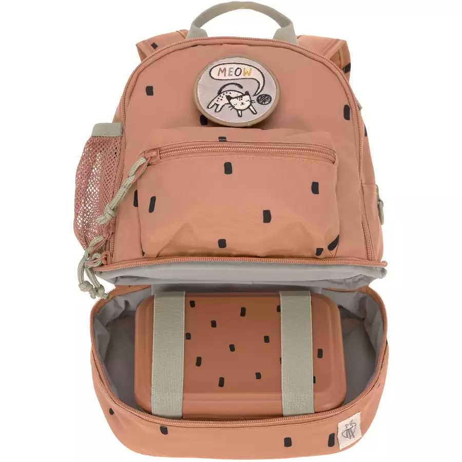 LÄSSIG Mini Backpack, Happy Prints, caramel