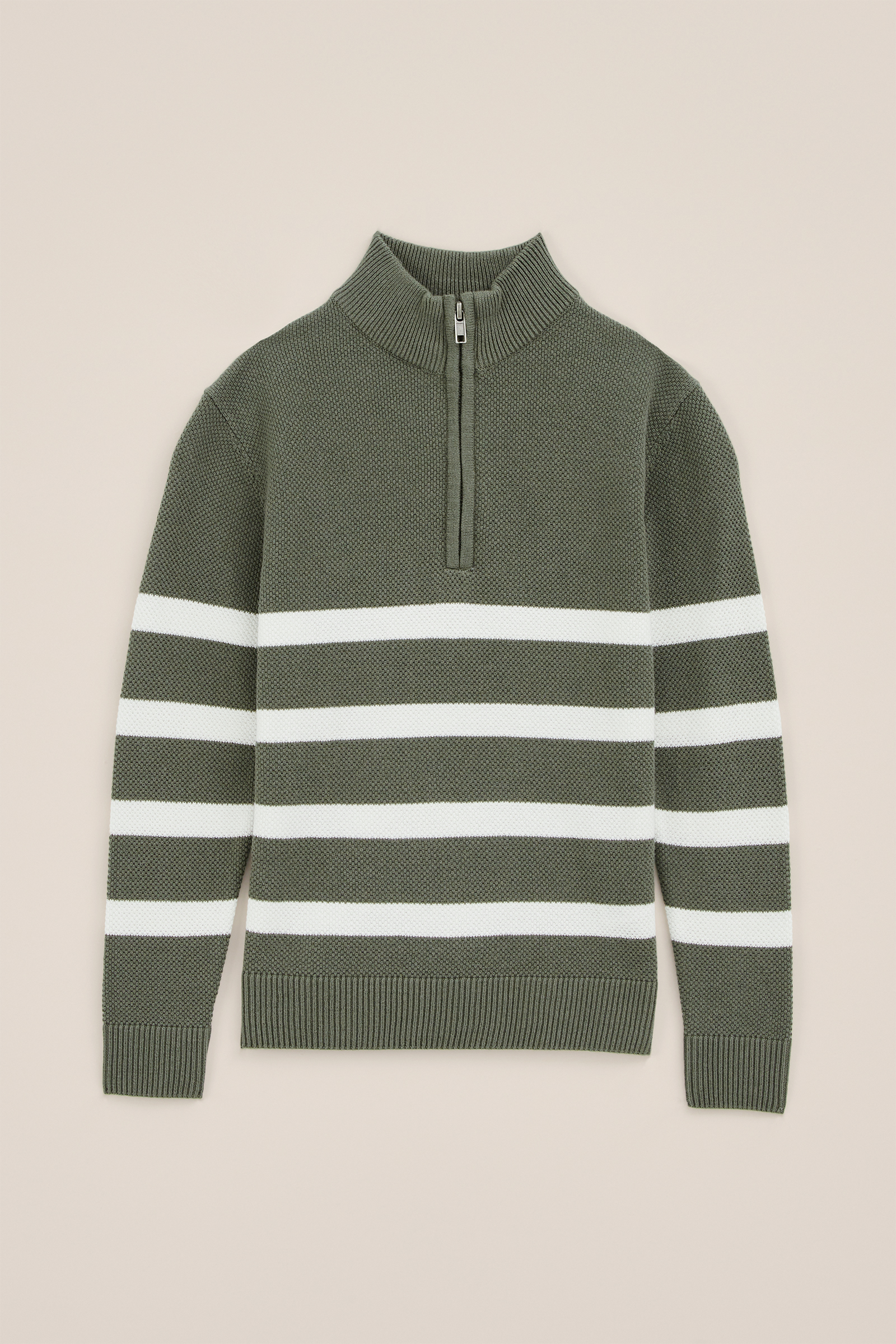 Jongens trui met structuur Blue Ridge Khaki
