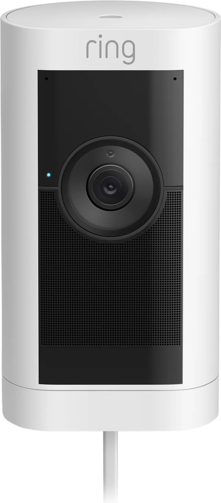 Ring Stick Up Cam Pro Plug-in Blanc Caméra de surveillance