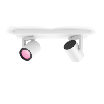 Philips Hue opbouwspot Argenta 2x5.7W wit