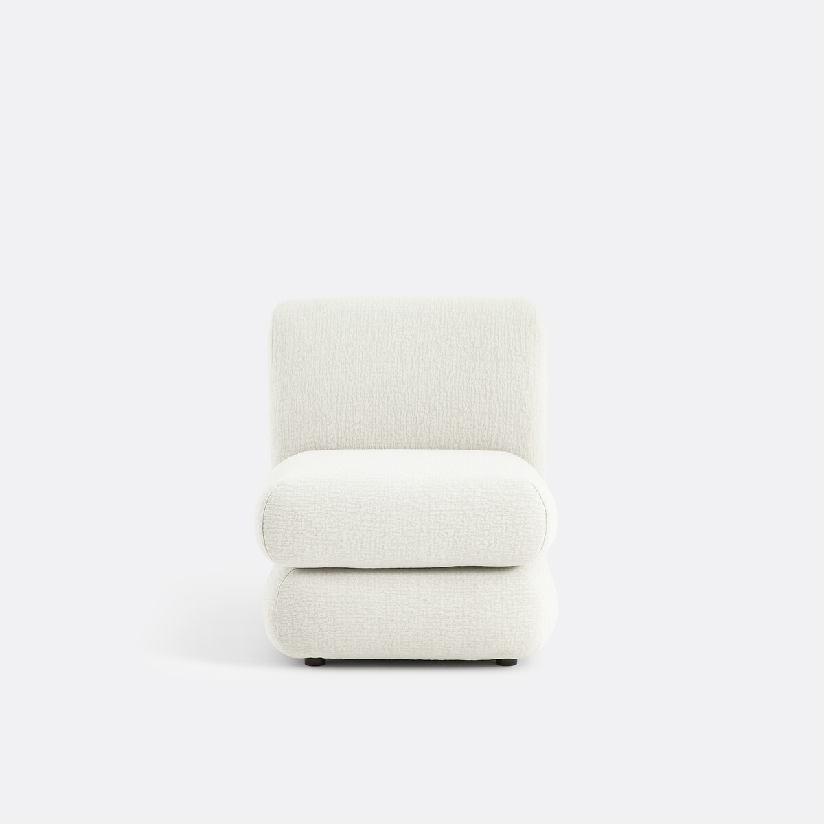 LA REDOUTE INTERIEURS<br>Poltrona modular para lareira, tecido texturizado, HOOVER