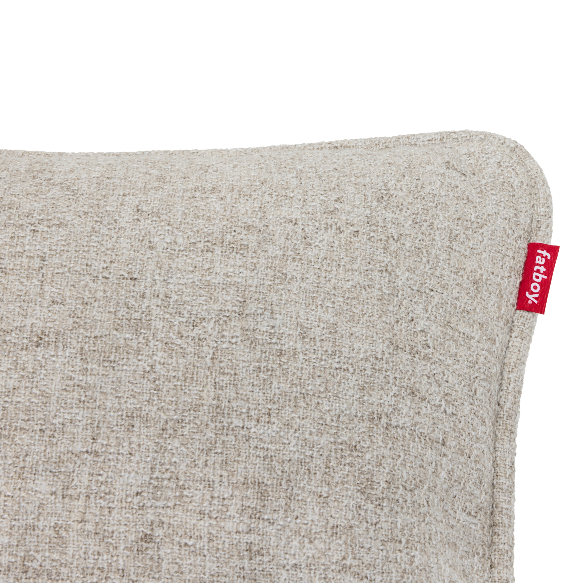Sierkussen Puff 65x38 cm boucle beige