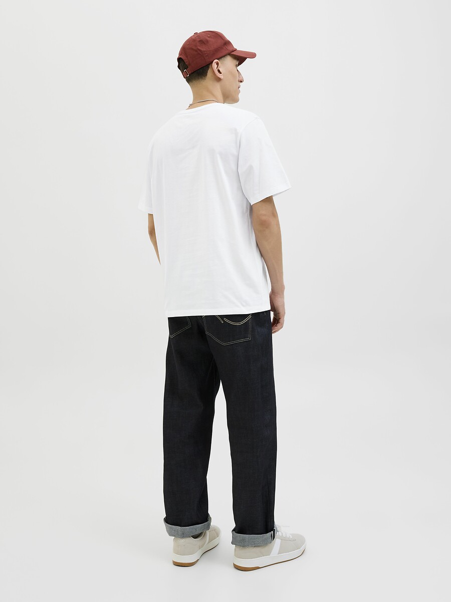 JACK & JONES<br>Camiseta de gola redonda com o logotipo Jje