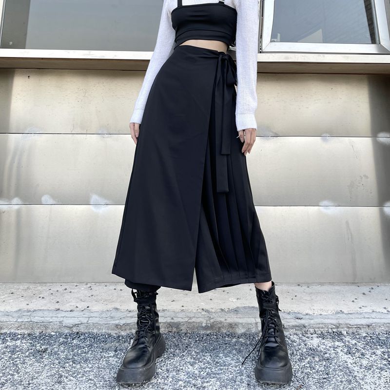 Chisan - Wijde cropped broek