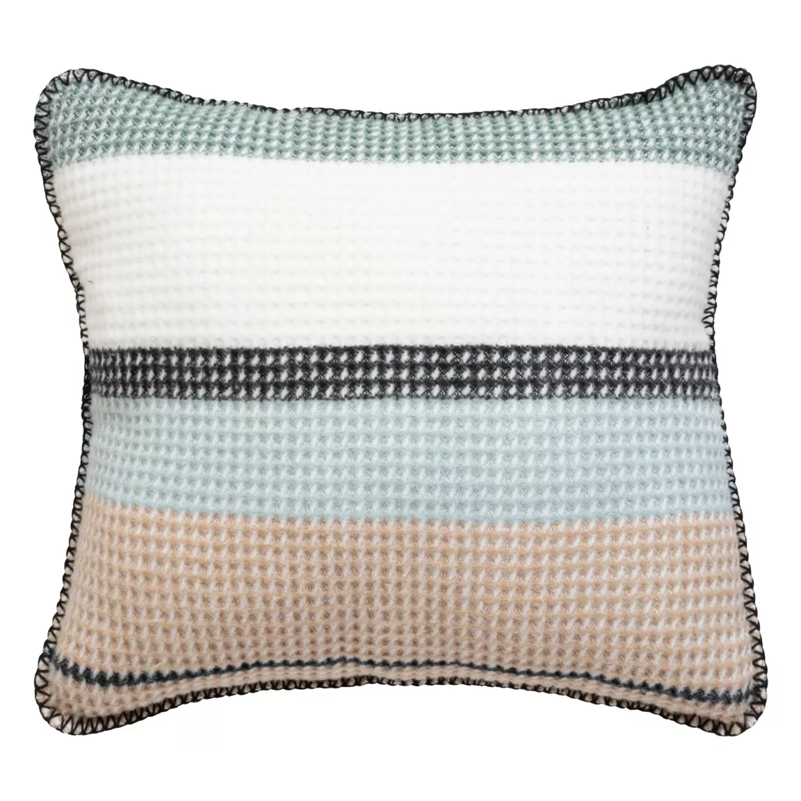 Coussin carré nid d'abeille (45 x 45 cm) Owen Multicolore