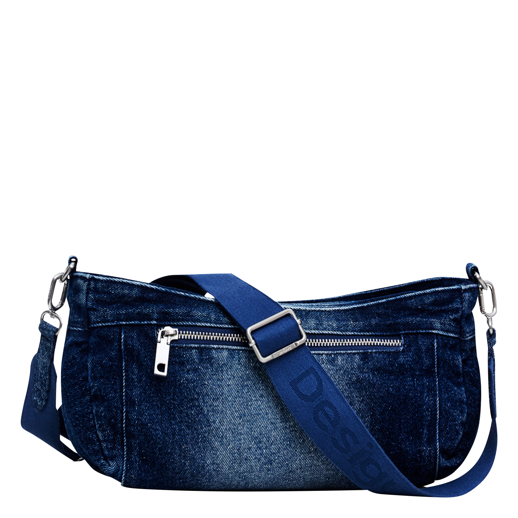 Sac épaule en coton | Bleu
