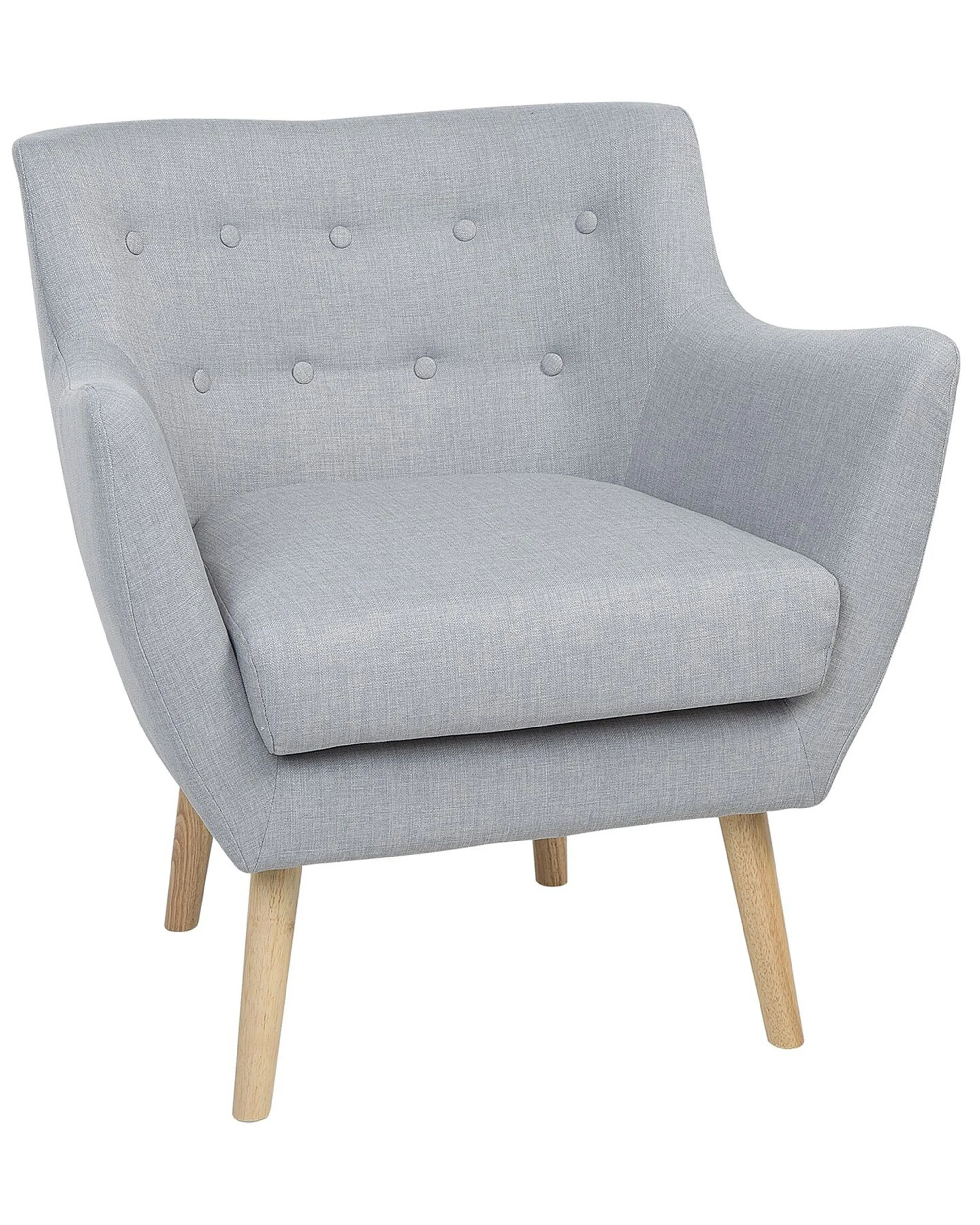 Fauteuil DRAMMEN Stof Lichtgrijs