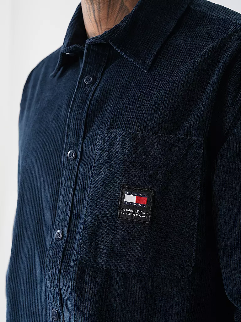 TOMMY JEANS Overshirt dunkelblau