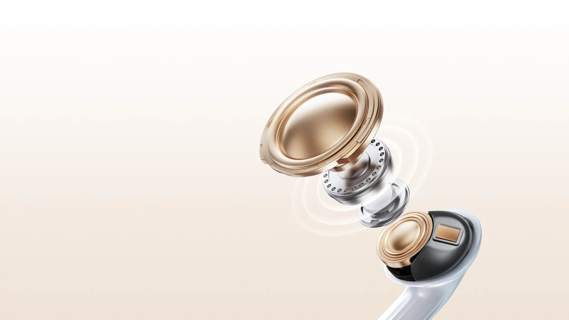 Kabelloser Bluetooth 5.4 In-Ear Kopfhörer Headset TWS mit Ladecase Retro-Kamera-inspiriertes Design (360mAh) - Beige