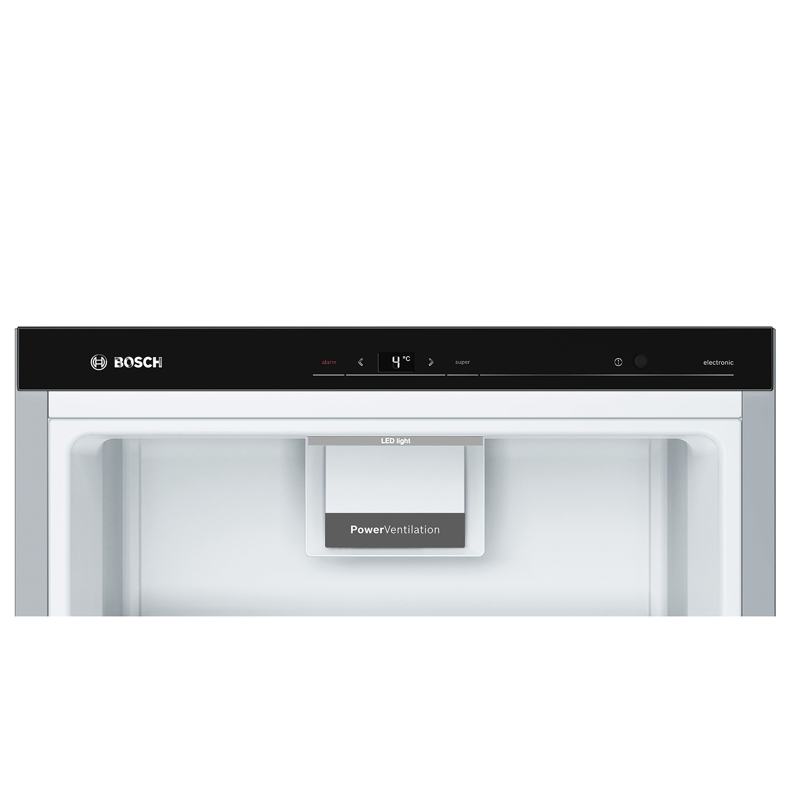 BOSCH Stand-Kühlschrank KSV36AIDP - Edelstahl - D