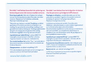 Kerutabs Lactase Enzym Tabletten 45TB