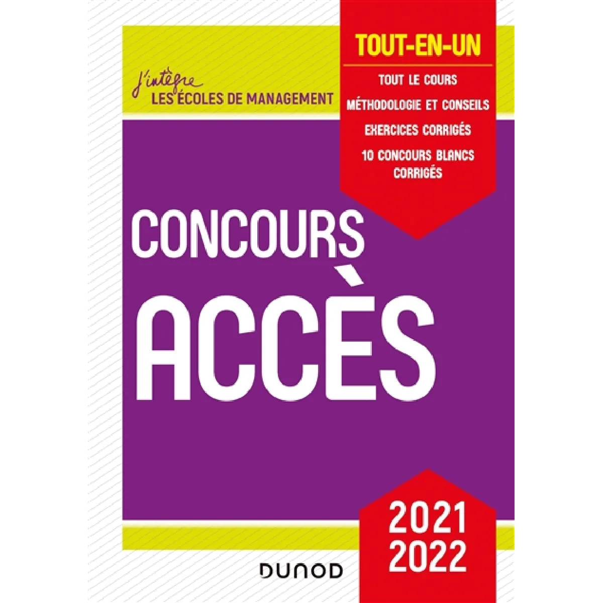 Concours Accès : tout-en-un : 2021-2022 · Occasion