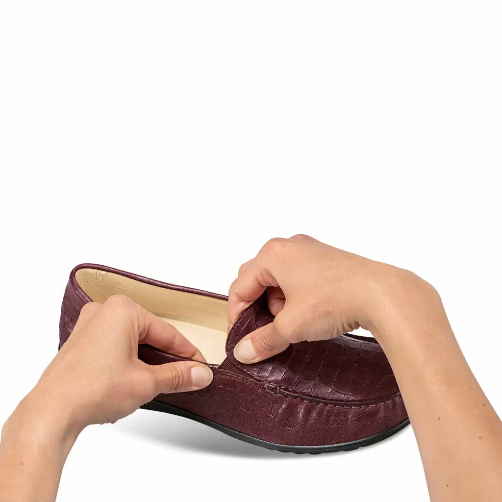 DAMEN - Mokassin AMINA bordeaux