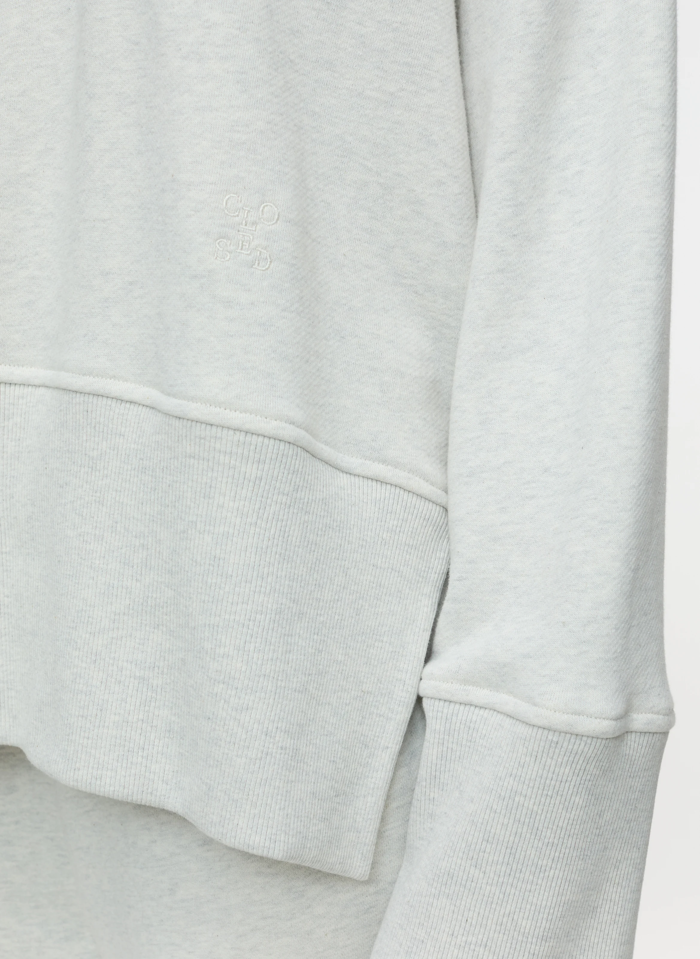 Pull col montant en coton mélangé | Beige