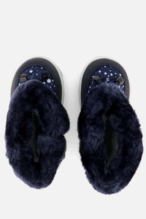 Snow Fun Snowboots blauw Synthetisch