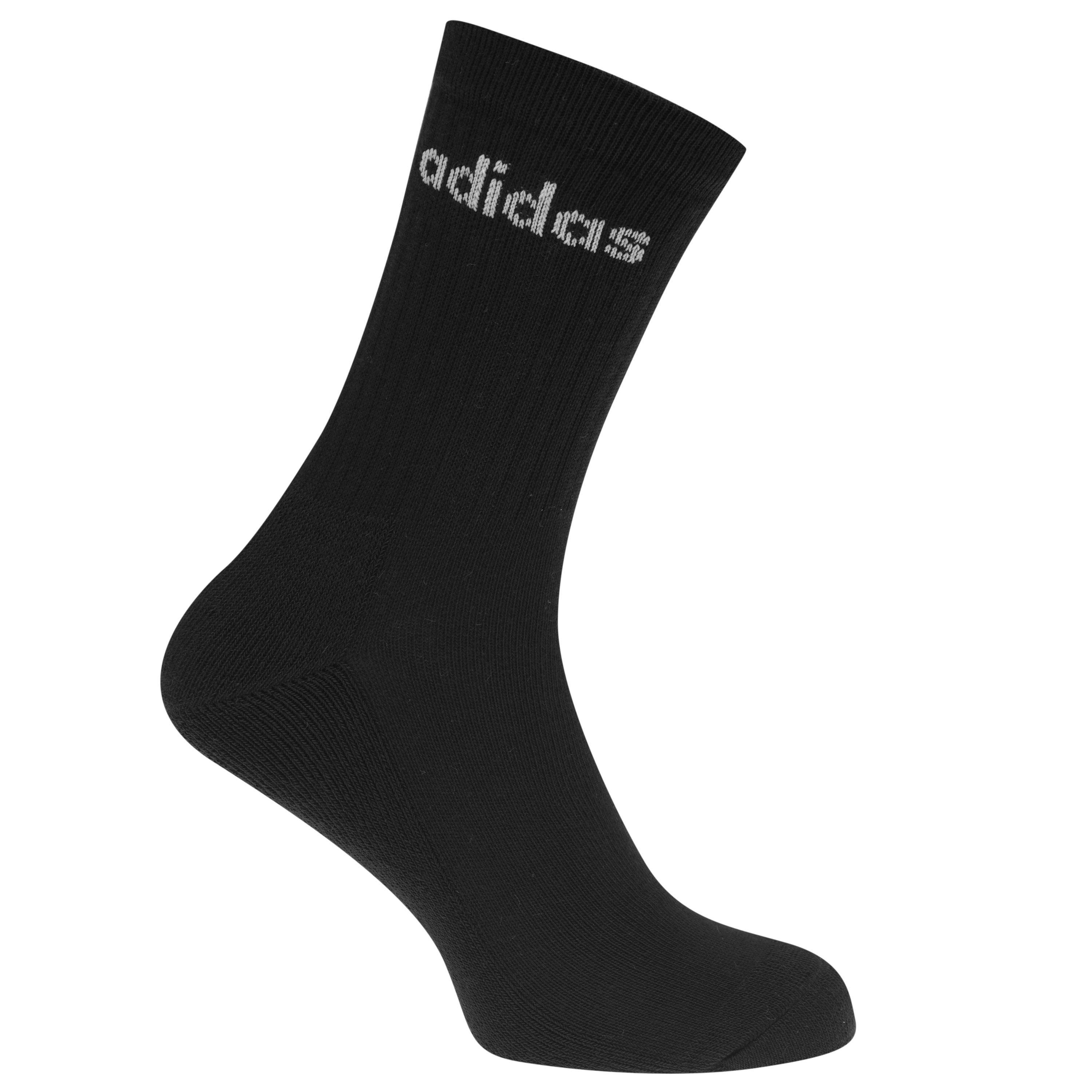 adidas Half-Cushioned Crew 3 Pack Socks